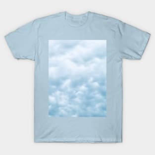 Beautiful light blue puffy clouds T-Shirt